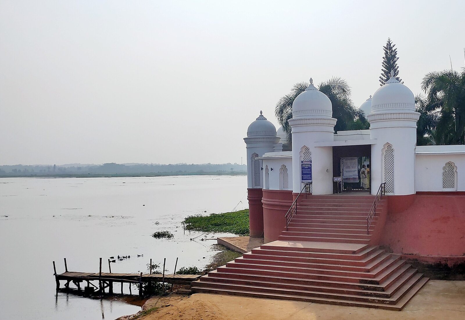 Neermahal beside Rudrasagar Lake in Tripura